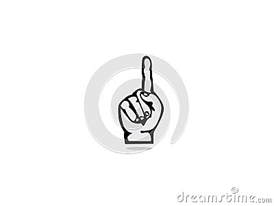 Thumb finger hand logo vector. Unity symbol. Company Staff. Public organization. Good relationship. Stock Photo