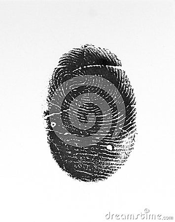 Thumb Print Stock Photo