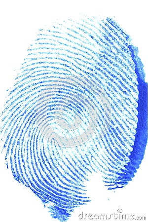 Thumb print Stock Photo