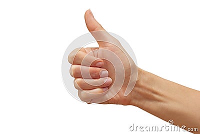 Thumb up Stock Photo