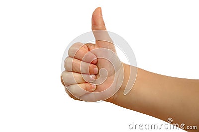 Thumb up Stock Photo