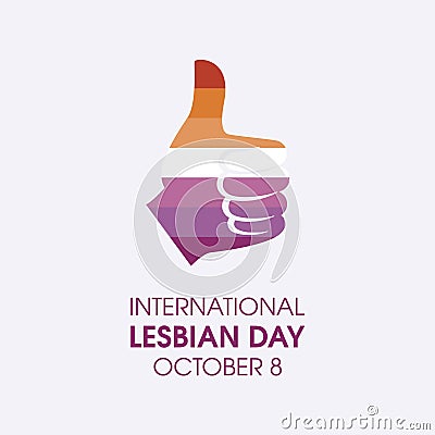 International Lesbian Day vector Vector Illustration