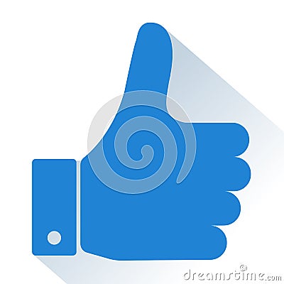 Thumb Up. Vector illustration Cartoon Illustration