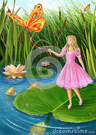 Thumbelina Stock Images - Image: 28591044 Thumbelina Stock Images - Image: 28591044