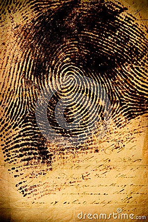 Thumbprint Stock Photo