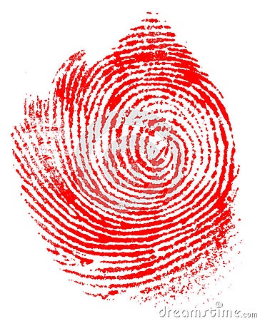 Thumbprint Stock Photo