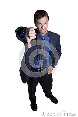 Thumbs down Stock Photo