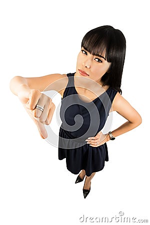 Thumbs down Stock Photo