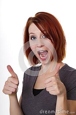 Thumbs Up Stock Photo