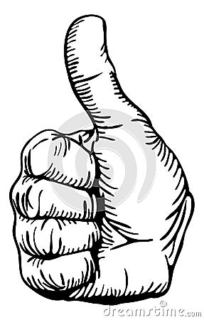 Thumbs-up Vector Illustration