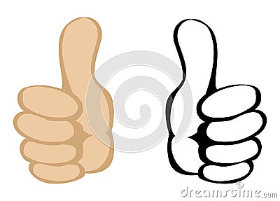 Thumbs up Vector Illustration