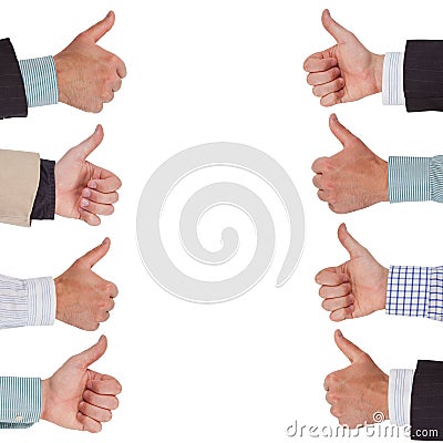 Thumbs up Stock Photo