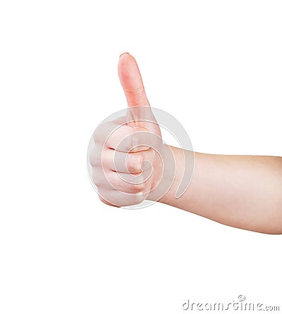 Thumbs up Stock Photo