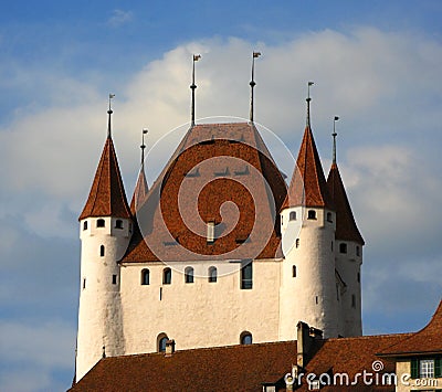 Thun Castle, Switzerland Stock Photo