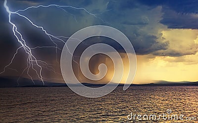 Thunderstorm Stock Photo