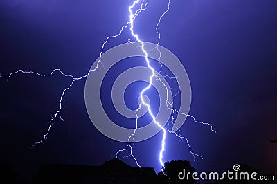 Thunderstorm Stock Photo