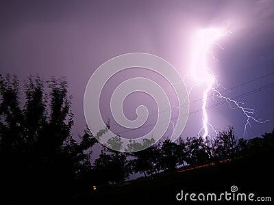 Thunderstruck Stock Photo