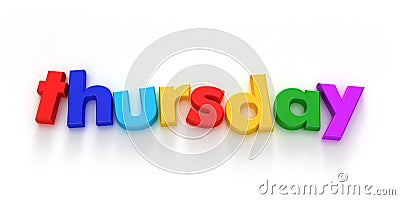 Thursday Stock Photo