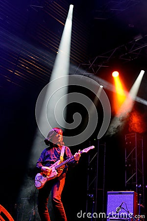 Thurston Moore band live performance at Bime Festival Editorial Stock Photo
