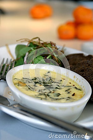 Thyme Souffle Stock Photo