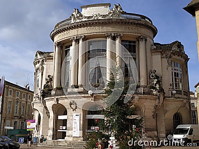 The theater of Agen Editorial Stock Photo