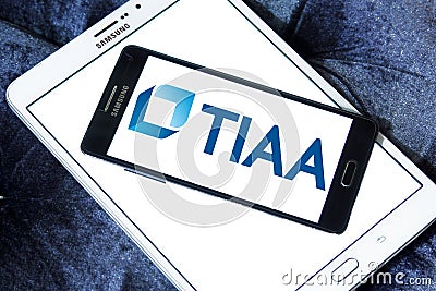 Tiaa organization logo Editorial Stock Photo