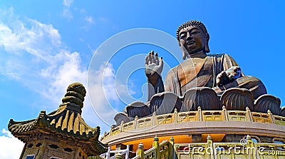 Tian tan buddha, hong kong Stock Photo