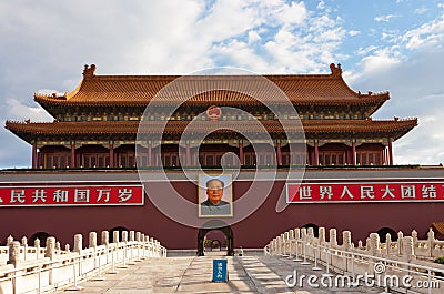 Tiananmen, Beijing, China Editorial Stock Photo