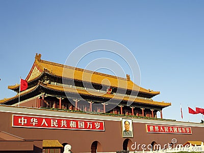 Tiananmen Gate Editorial Stock Photo