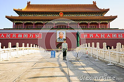 Tiananmen Gate Editorial Stock Photo