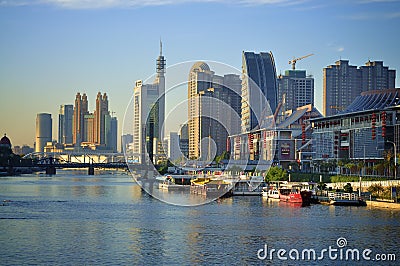 Tianjin City Landscape Editorial Stock Photo