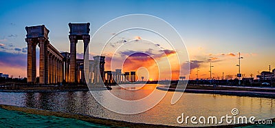 Tianjin city scenery of the city, China Stock Photo