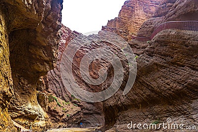 Tianshan Grand Canyon 26 Stock Photo