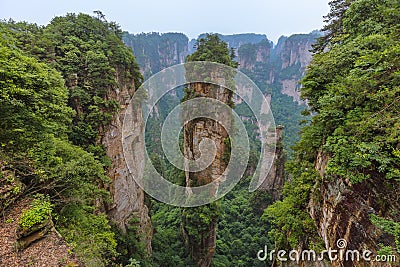 Tianzi Avatar mountains nature park - Wulingyuan China Stock Photo