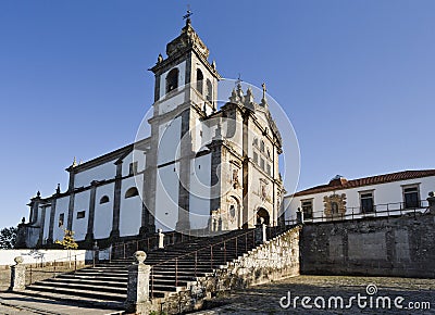 Tibaes Monastery of SÃ£o Martinho Stock Photo