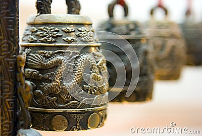 Tibet bells Stock Photo