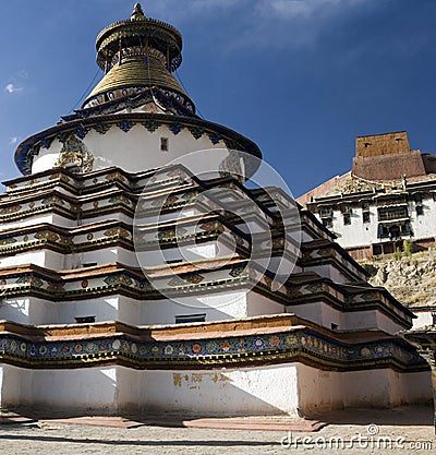 Tibet - Gyantse Kumbum - Palcho Monastery Stock Photo