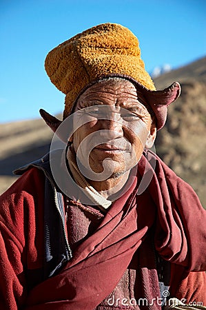 Tibet Monk Editorial Stock Photo