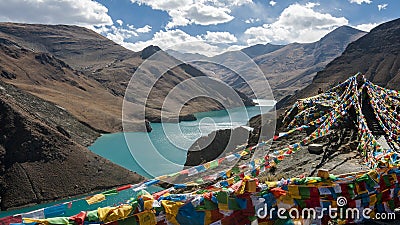 Tibet scenery Stock Photo