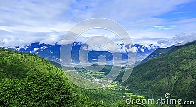 Tibet scenery Stock Photo