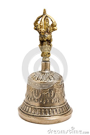 Tibetan Bell Stock Photo