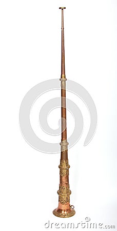 Tibetan Long Horn Stock Photo