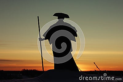 Tibetan monk Stock Photo