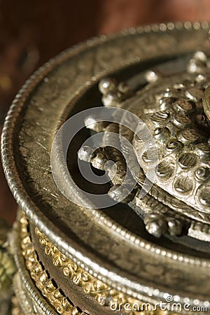 Tibetan Prayer Wheel Stock Photo