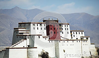 Tibetian monastery Stock Photo