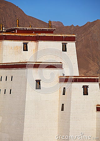 Tibetian monastery Stock Photo