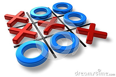 Tic-tac-toe Stock Photo