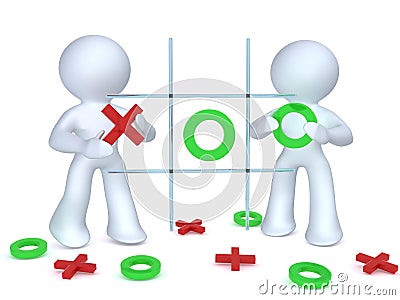 Tic Tac Toe Stock Photo