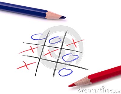 Tic tac toe Stock Photo