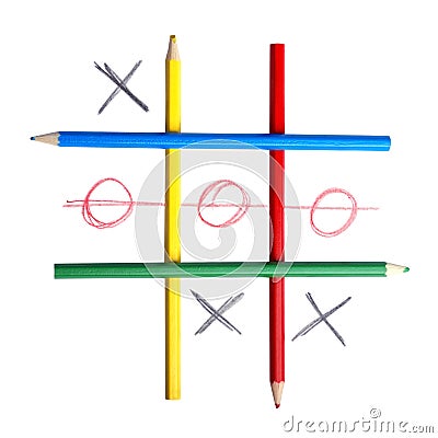 Tic-tac-toe Stock Photo